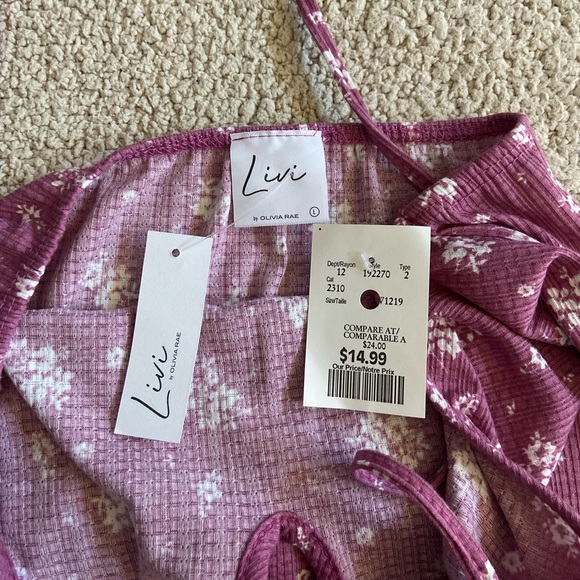 🔸 Olivia Rae 🔸 purple halter top - Picture 3 of 5